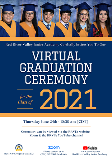 RRVJA Virtual Graduation Ceremony 2021